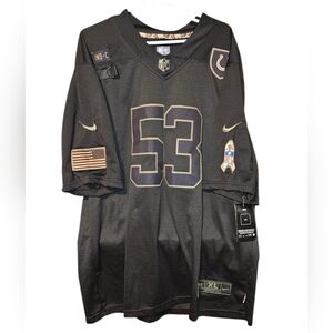 Nike NFL Indianapolis Colts Leonard 53 Salute To Service Jersey Adult Size XL